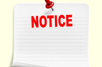 Notice